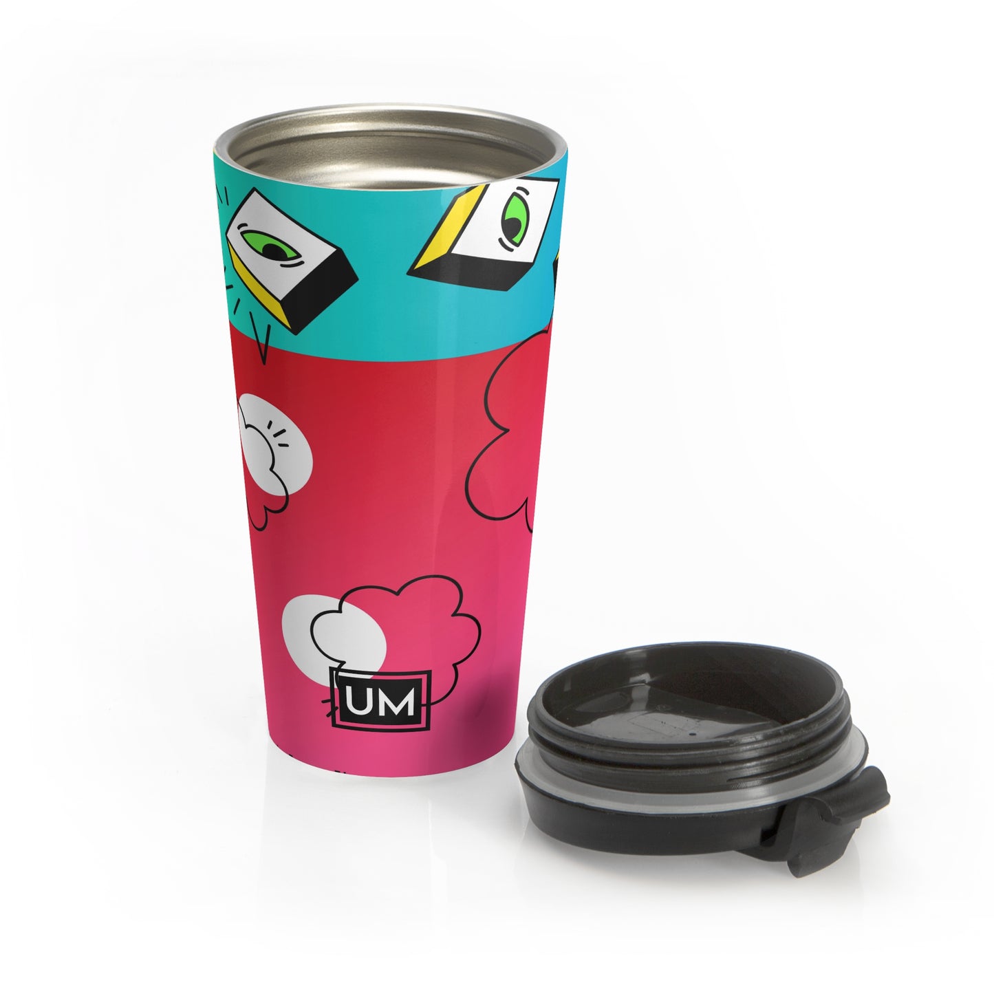 Vibrant Stainless Steel Travel Mug