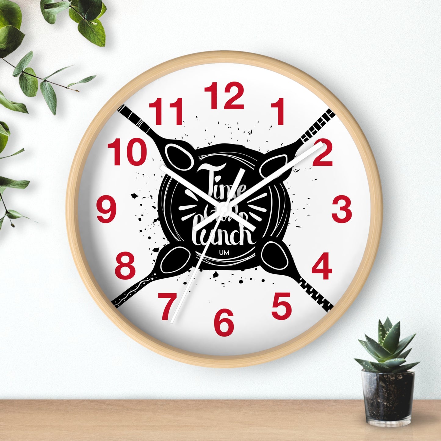 Lunch Wall Clock