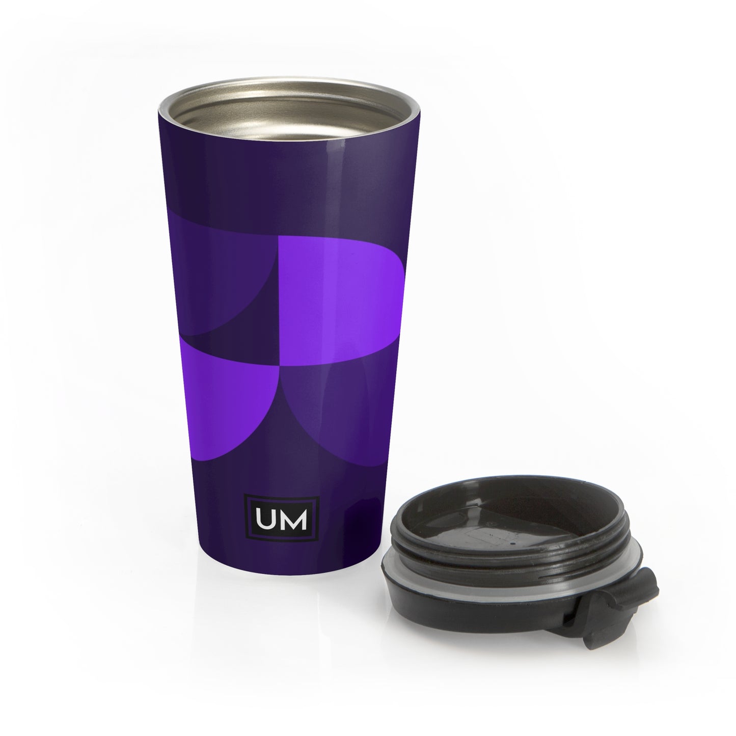 Color Block Stainless Steel Travel Mug