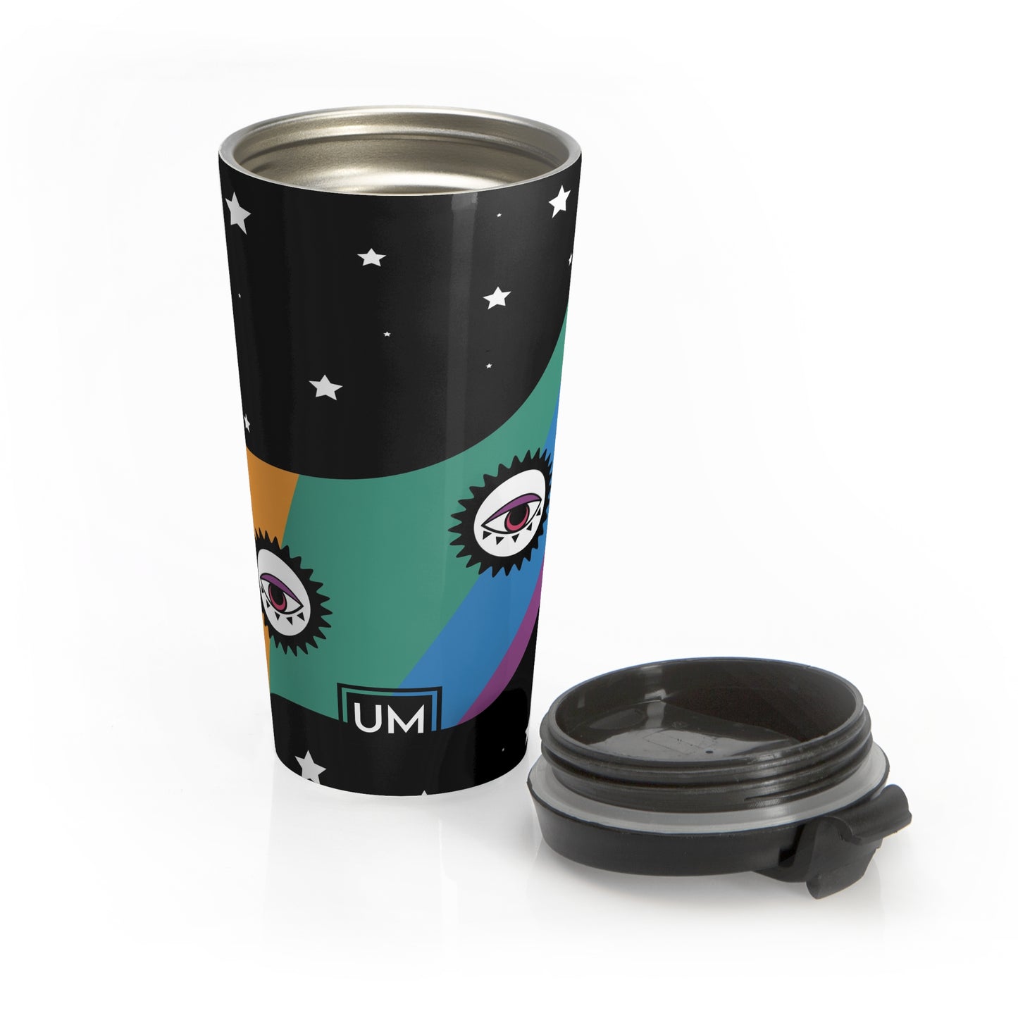 Checkrain Stainless Steel Travel Mug