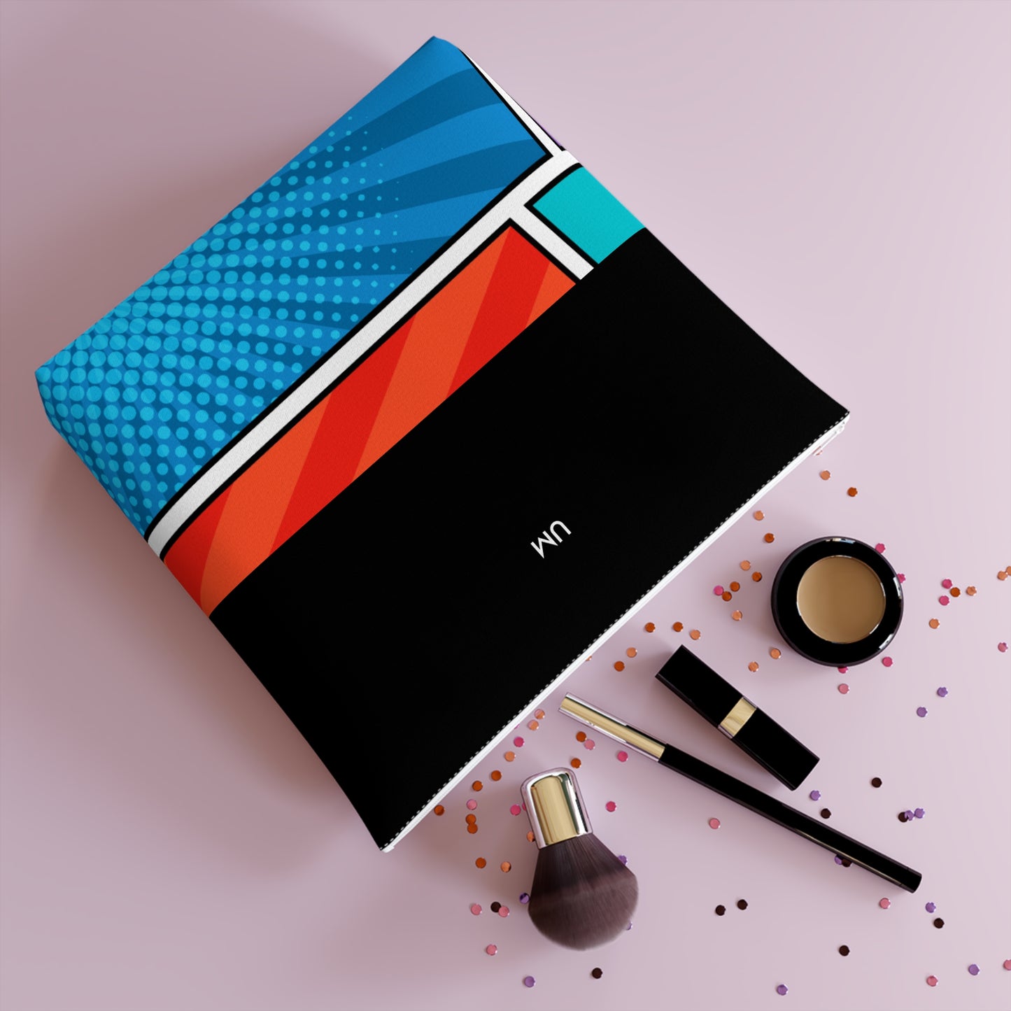 Comic Cotton Cosmetic Bag