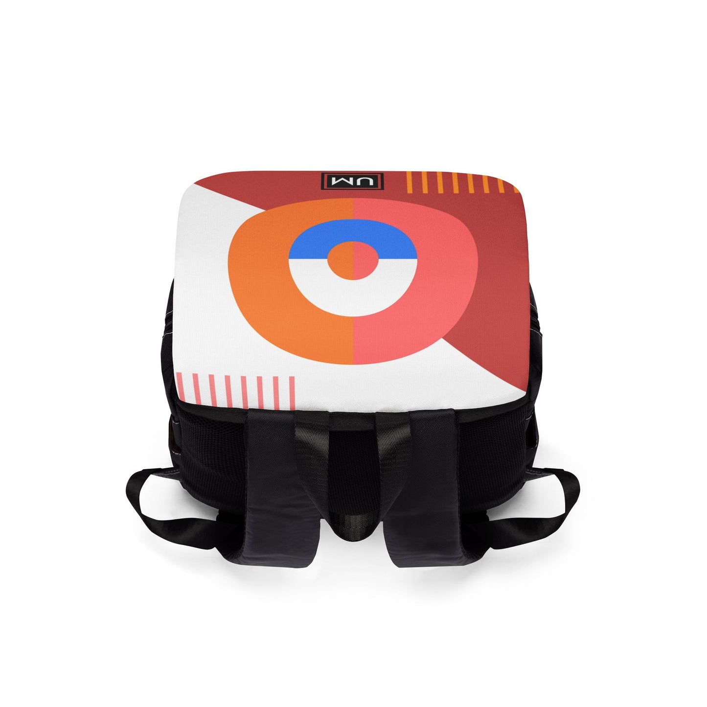 Color Block Unisex Casual Shoulder Backpack