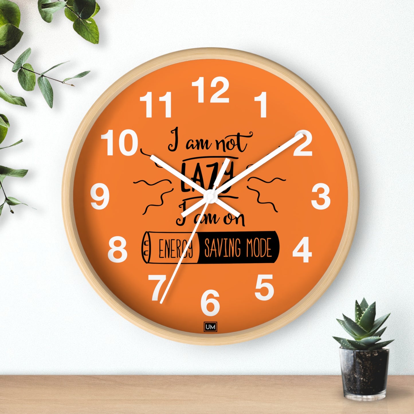 Not Lazy Wall Clock