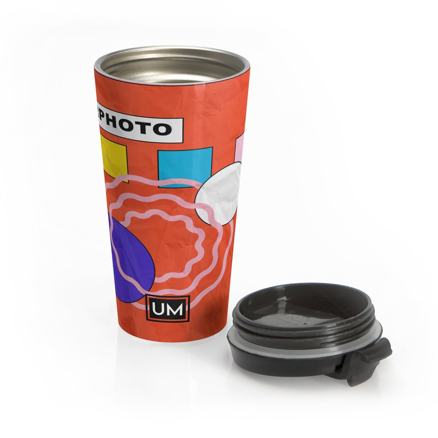 Vibrant Stainless Steel Travel Mug