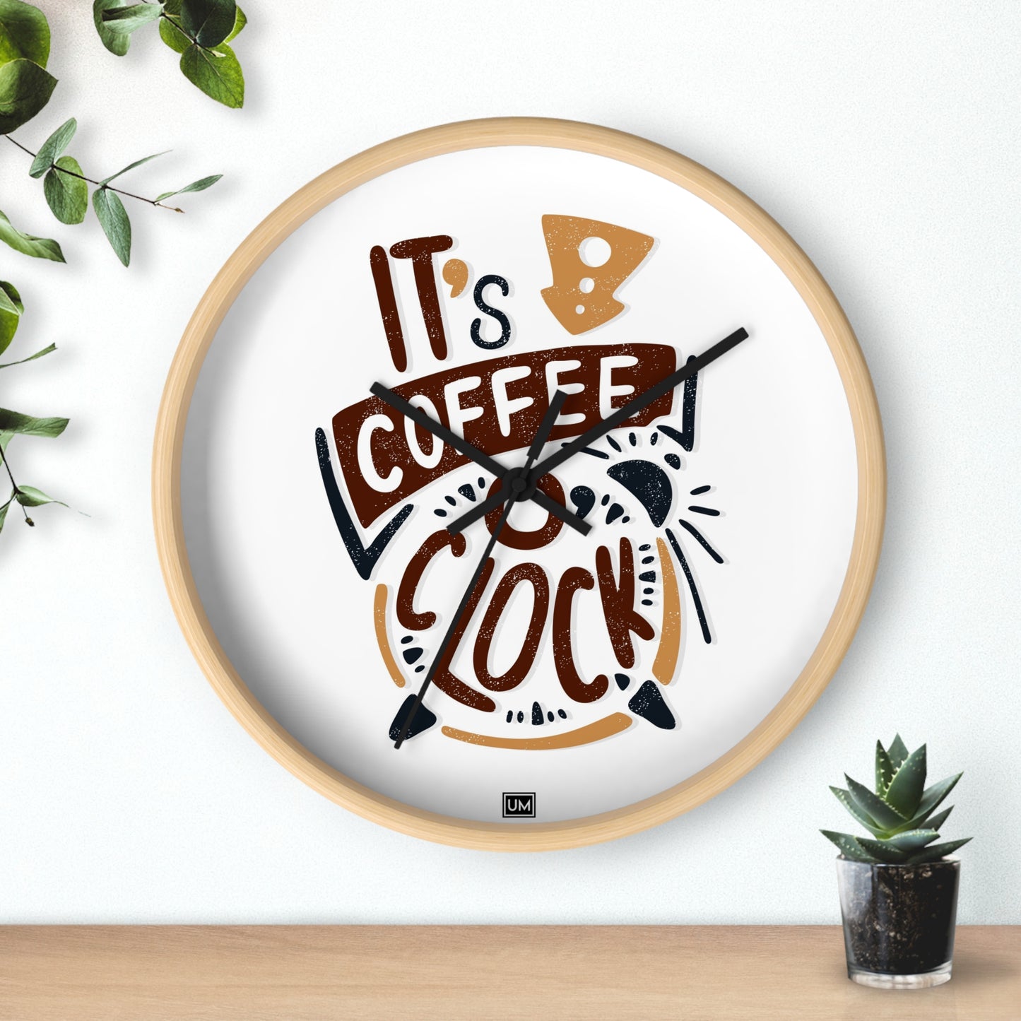 Coffee O' Wall Clock