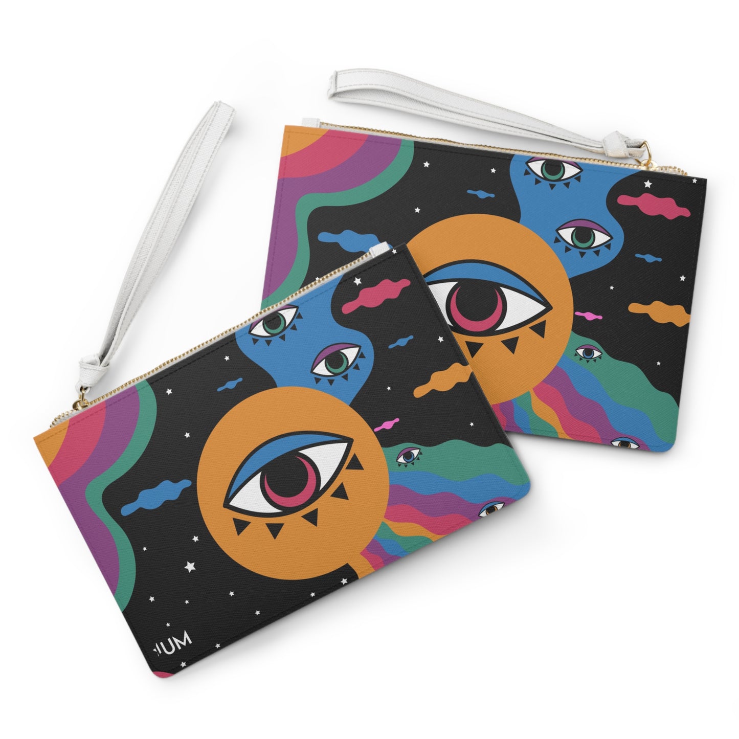 Checkrain Clutch Bag