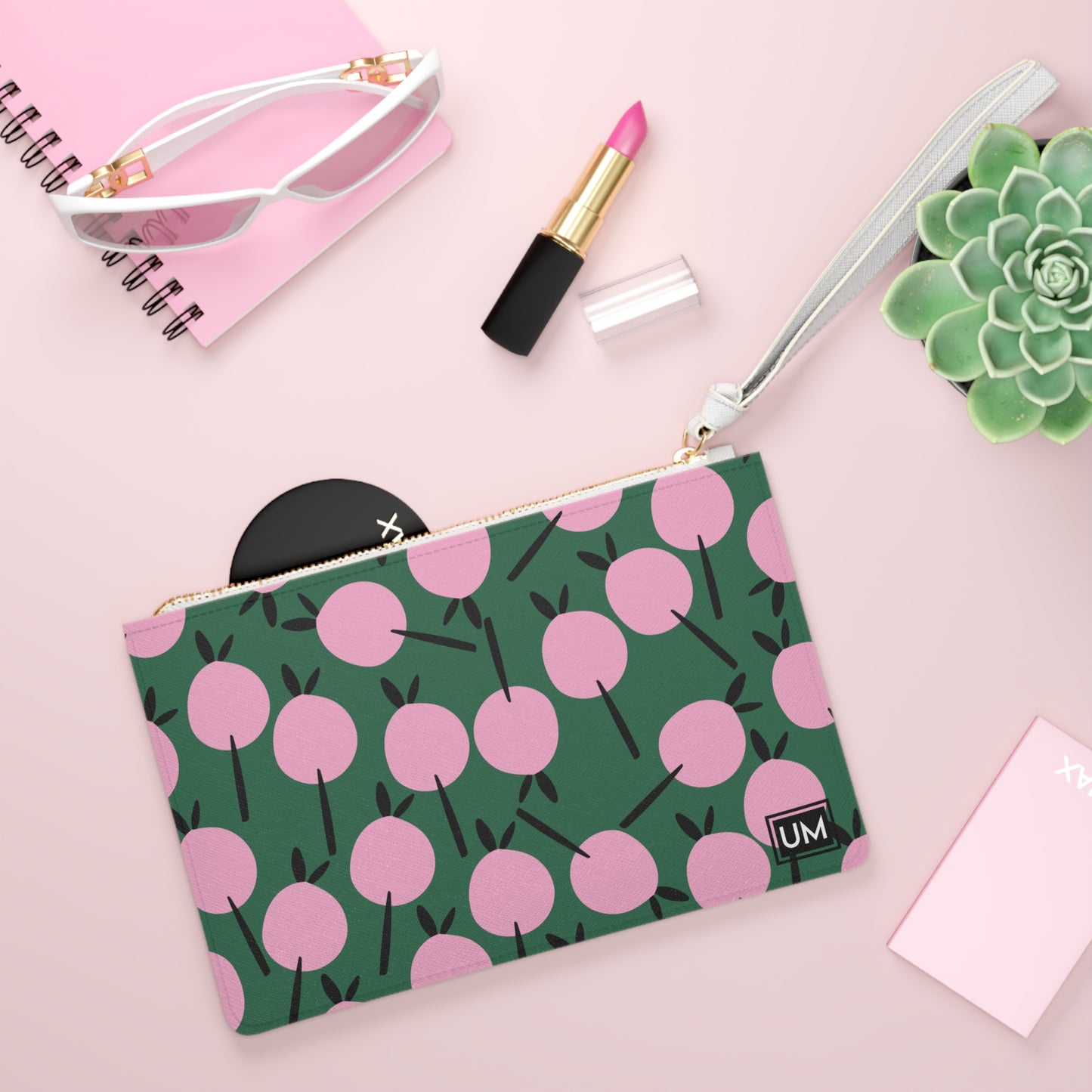 Bold Florals Clutch Bag