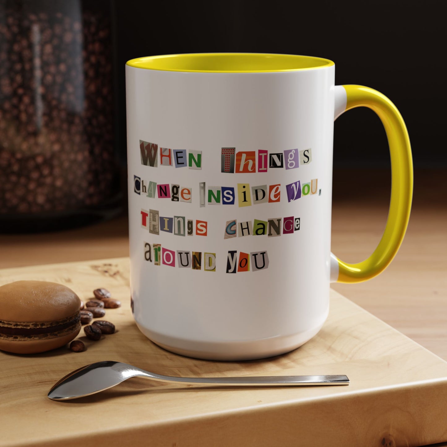 Think Positive Coffee Mug (11, 15oz)