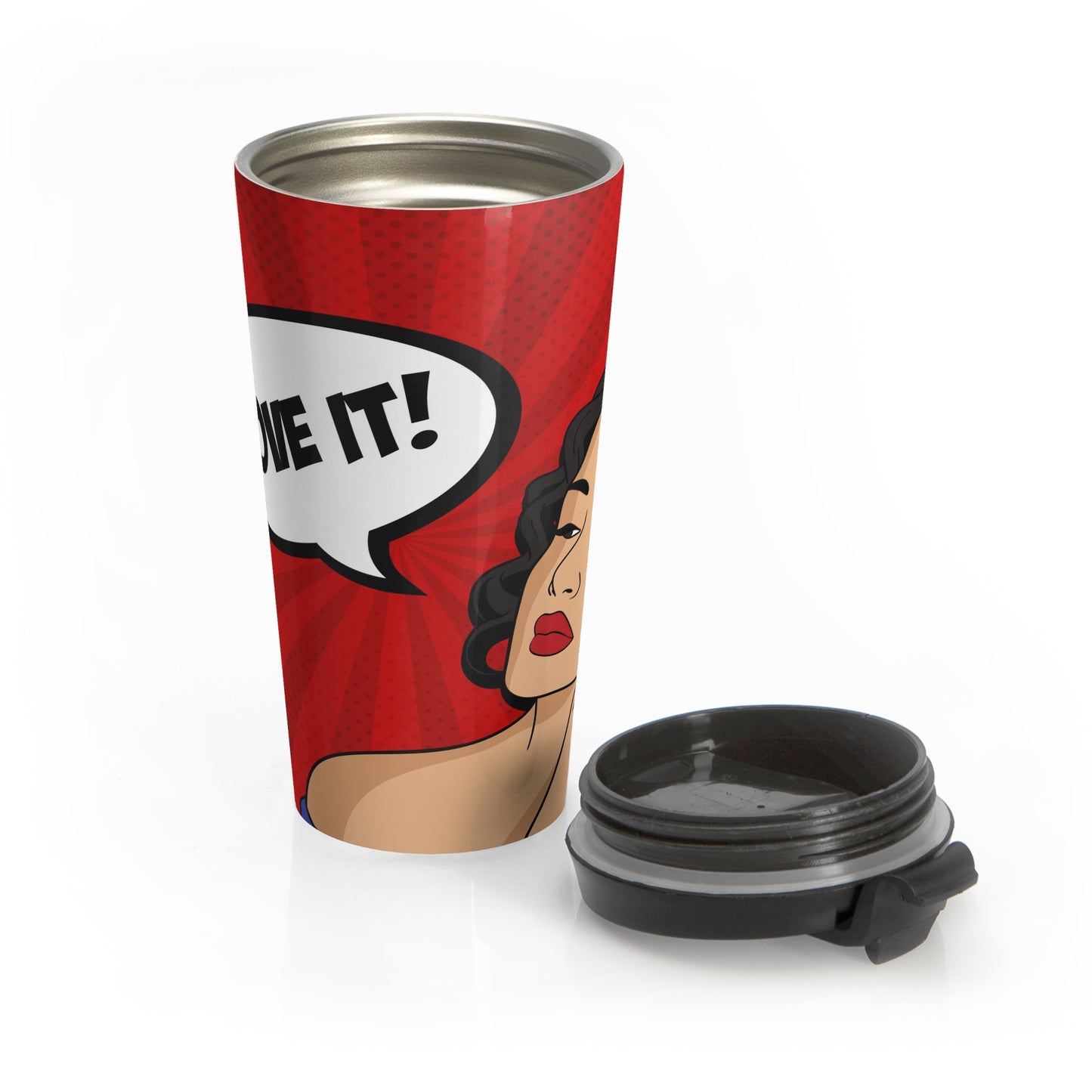 Pop Girl Stainless Steel Travel Mug