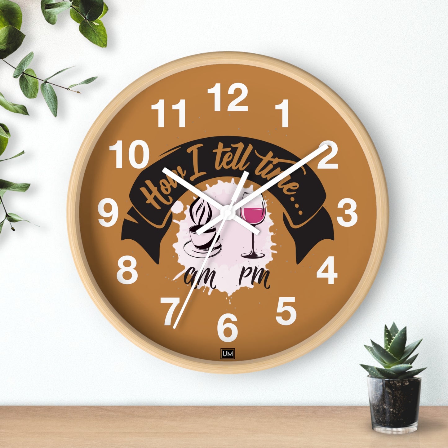 How I Tell Time Wall Clock