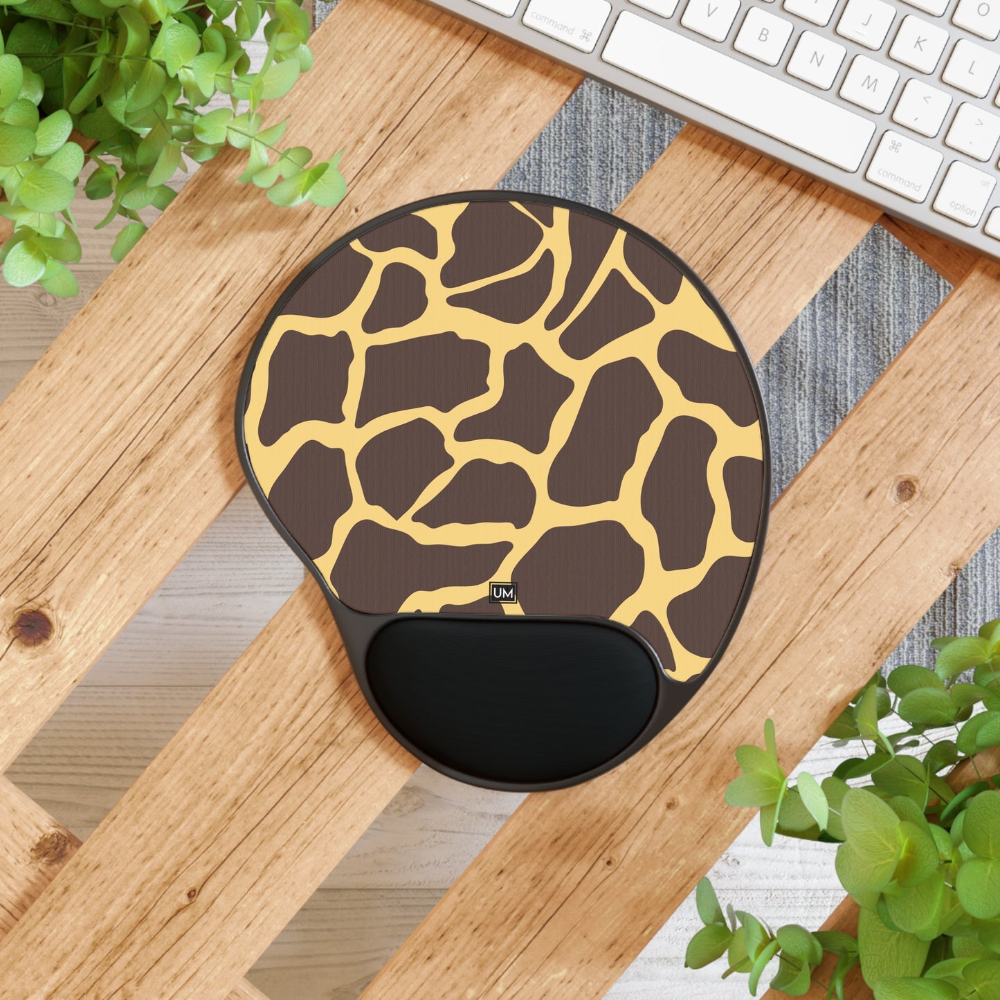 Wild Feline Mouse Pad With Wrist Rest