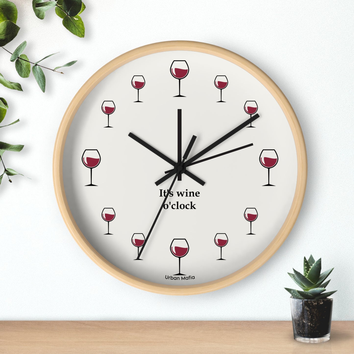 Wine Wall Clock