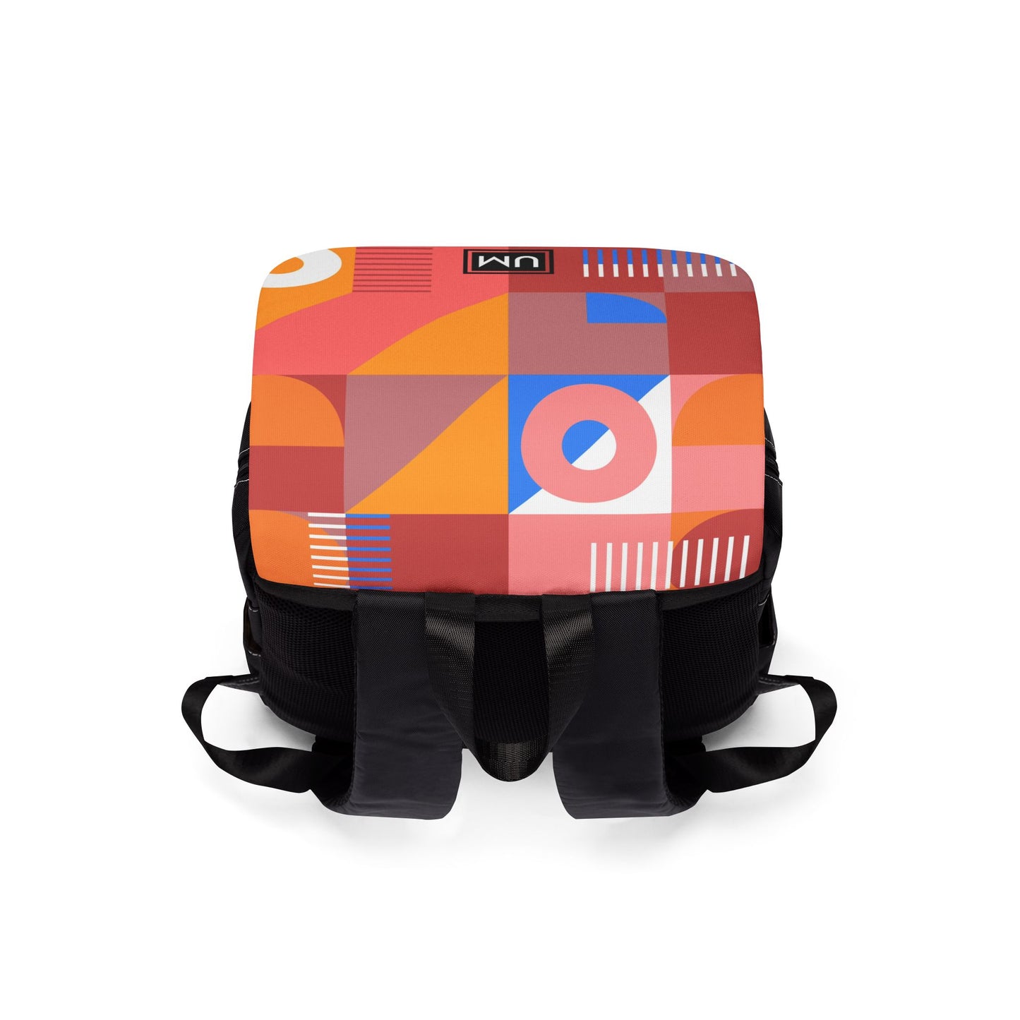 Color Block Modern Unisex Casual Shoulder Backpack