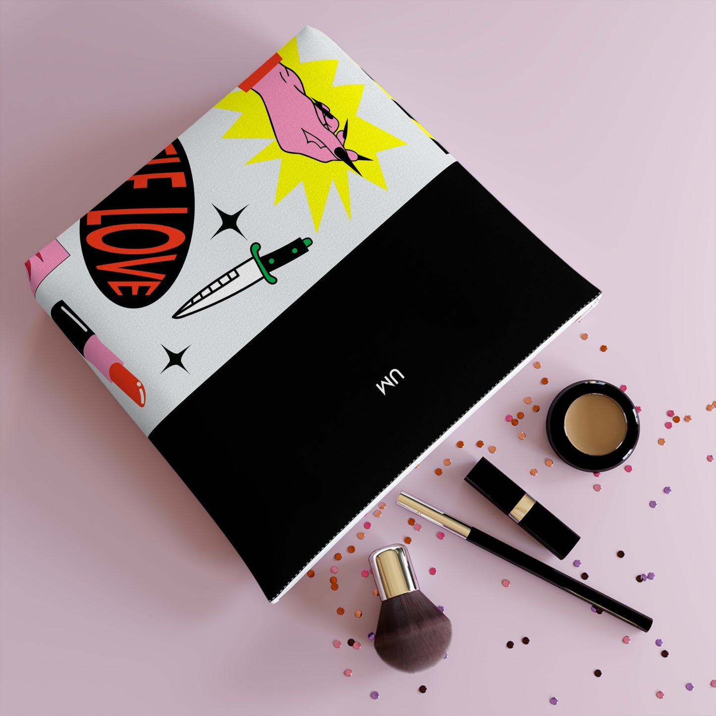 Digital Muse Cotton Cosmetic Bag