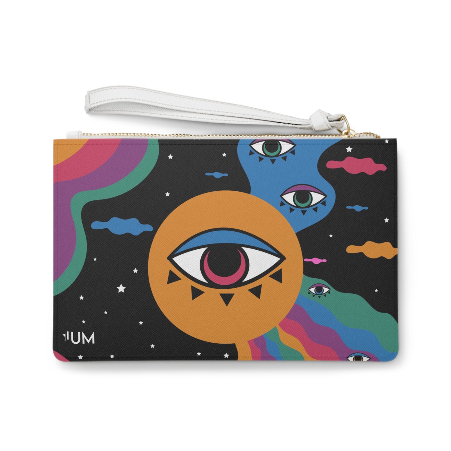 Checkrain Clutch Bag