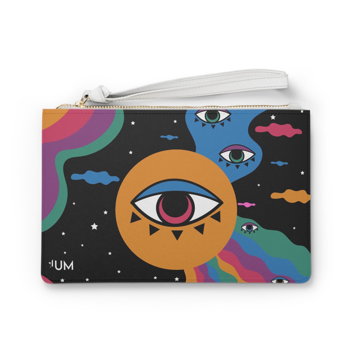 Checkrain Clutch Bag