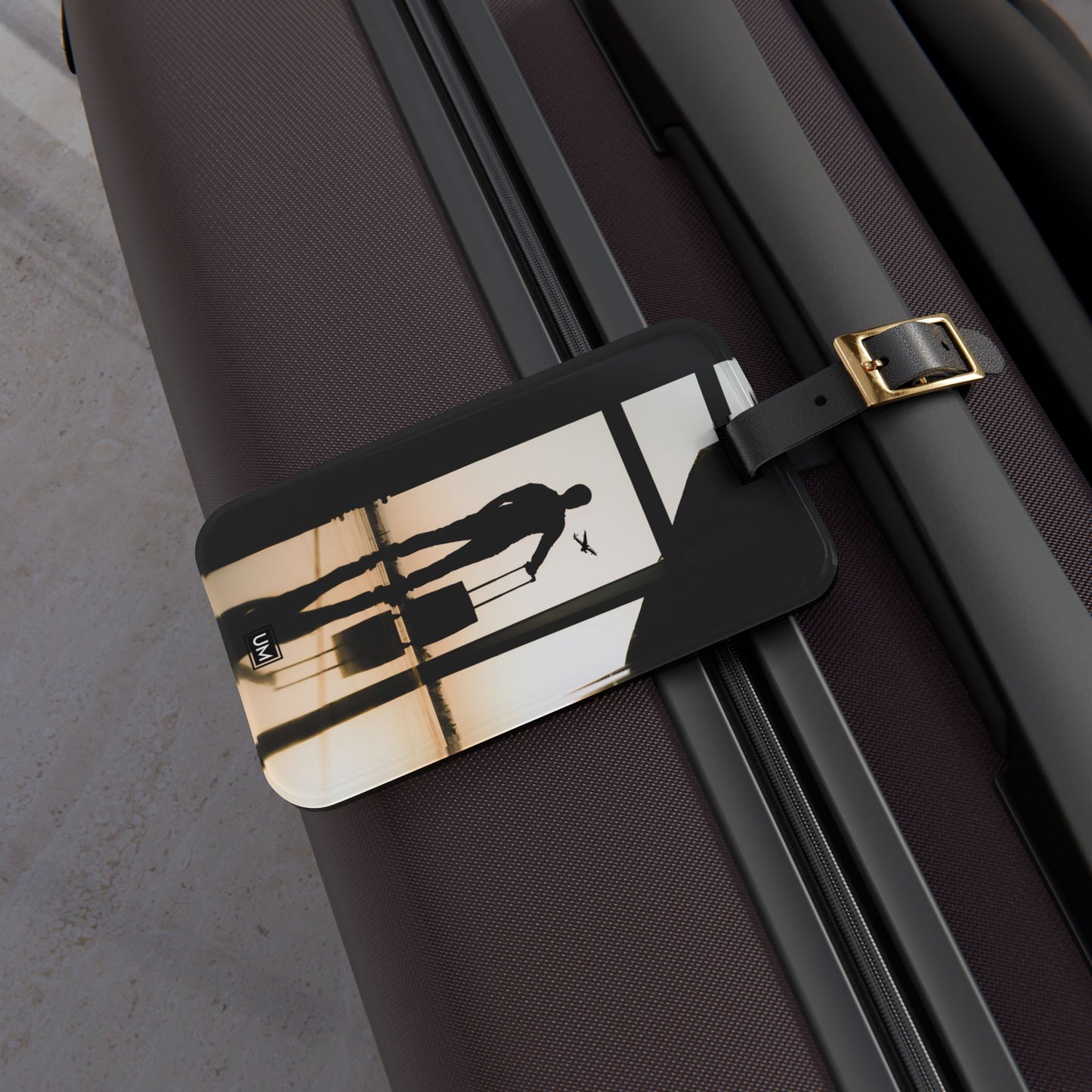 Etiqueta de equipaje UM