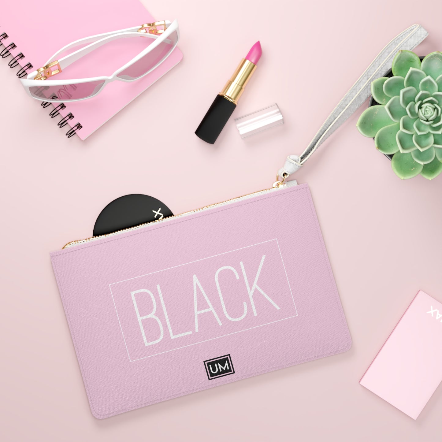 Black or Pink? Clutch Bag