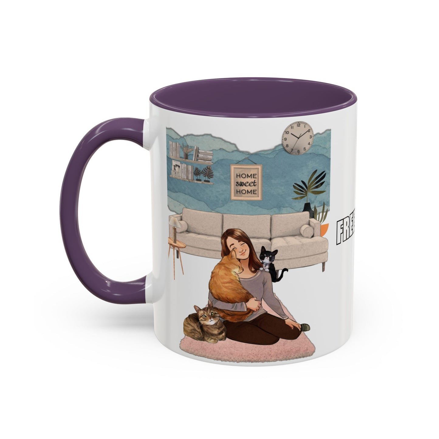 Taza de café con abrazos gratis (11 oz y 15 oz)