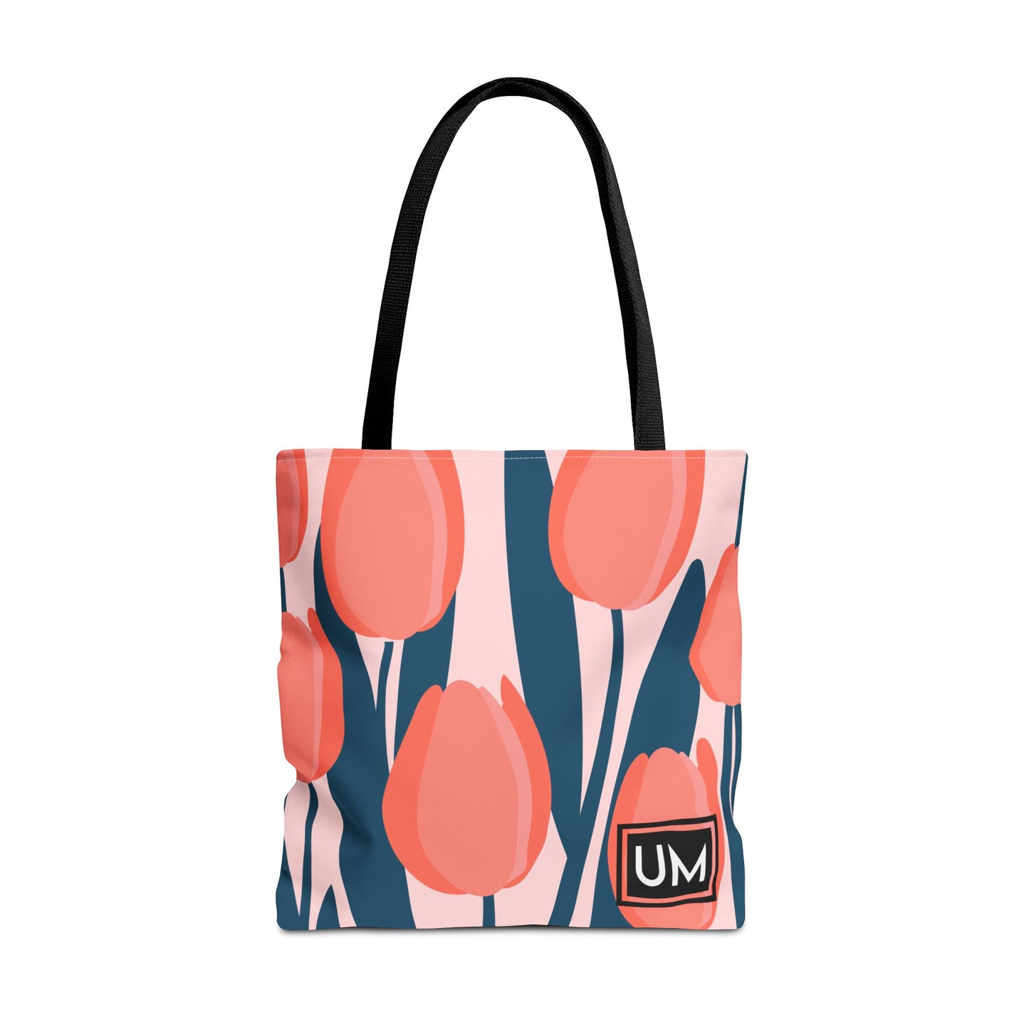 Bolso de mano con estampados florales llamativos (AOP)