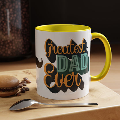 Taza de café con el mejor papá (11 oz y 15 oz)