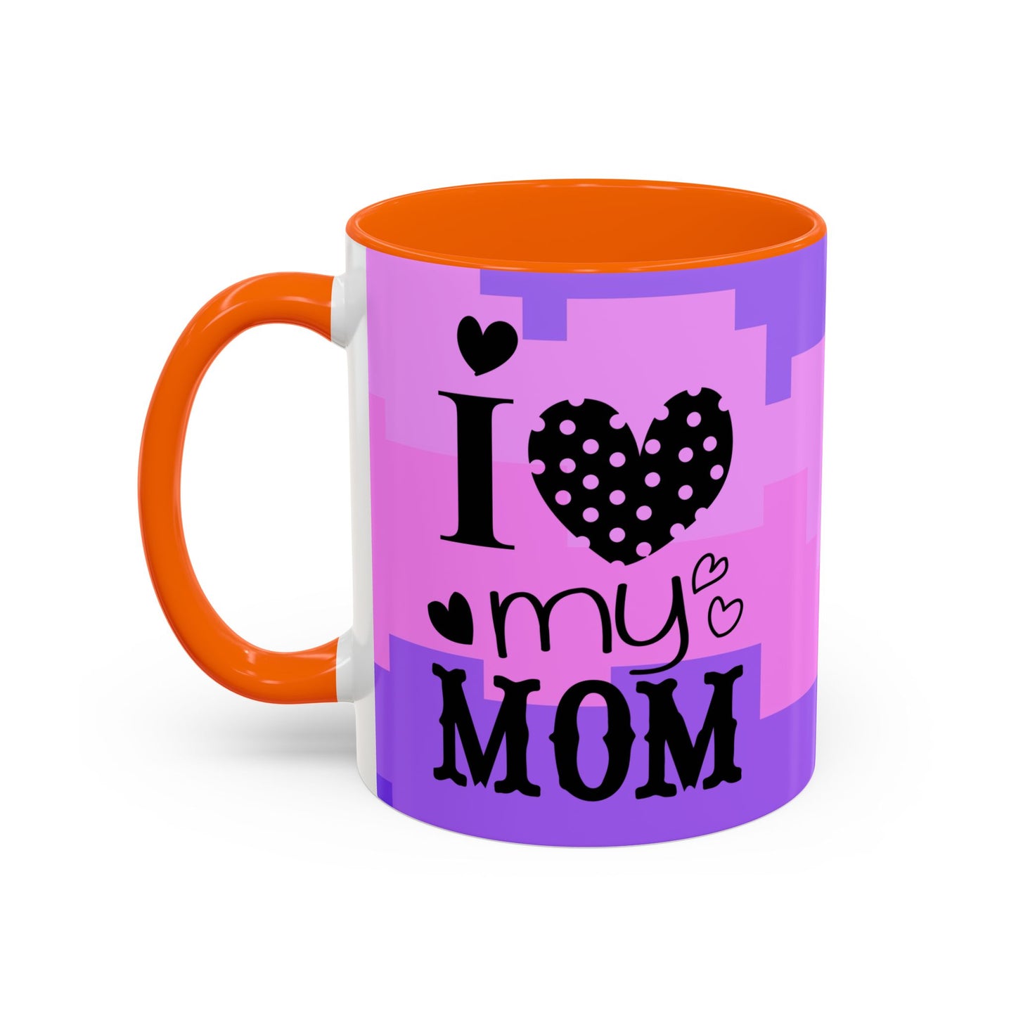 Taza de café con la frase "Te amo mamá" (11, 15 oz)