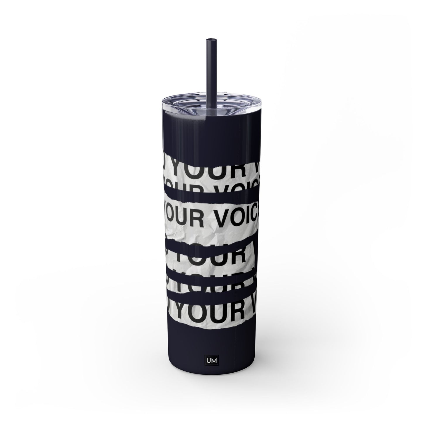 Vaso con pajita Find Your Voice, 20 oz