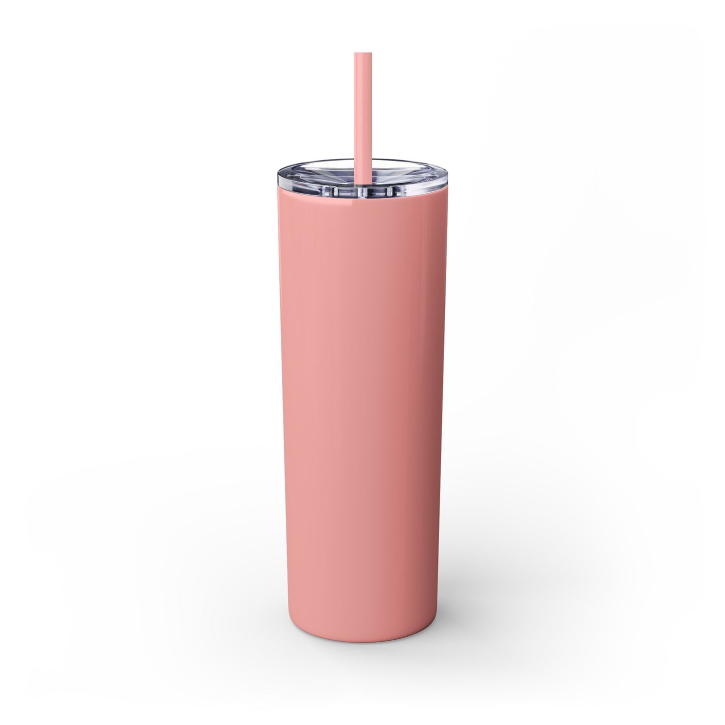 Plain Tumbler with Straw, 20oz