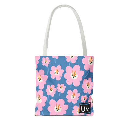 Bolso de mano con estampados florales llamativos (AOP)