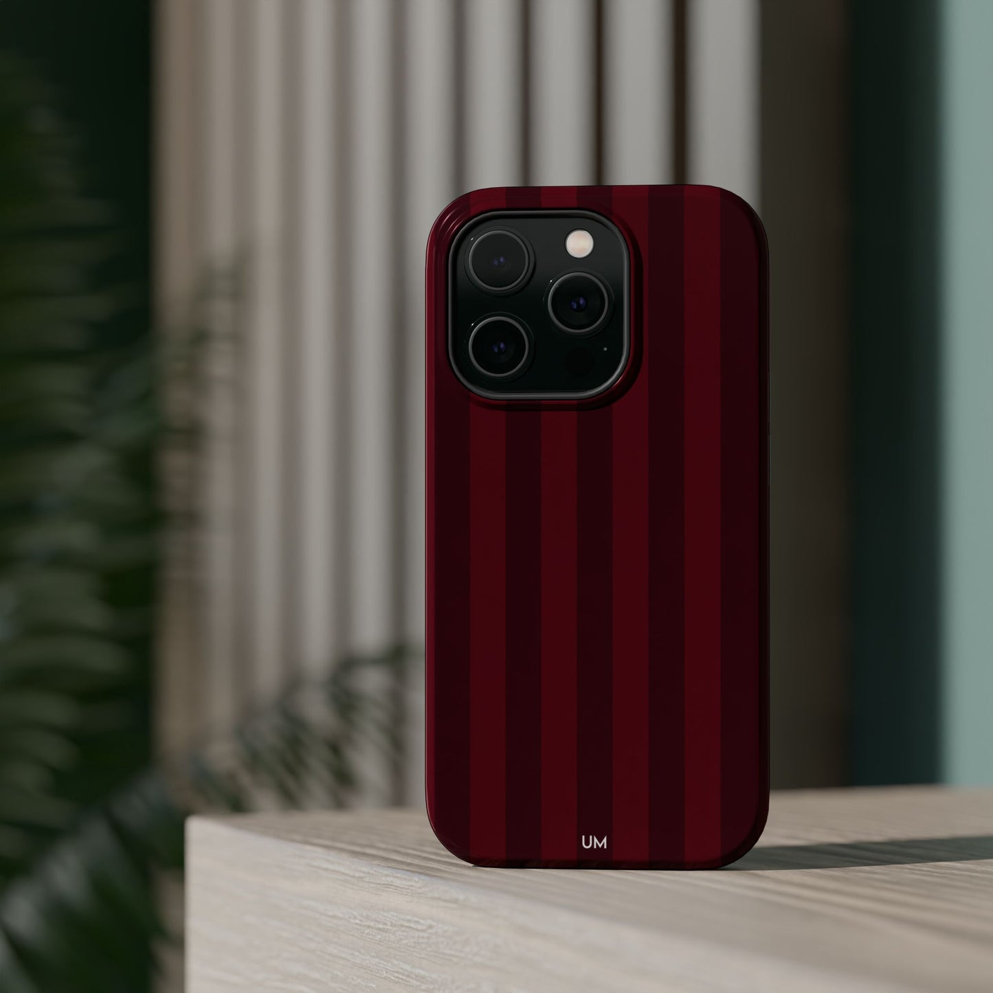 Bordeaux Pinstripe