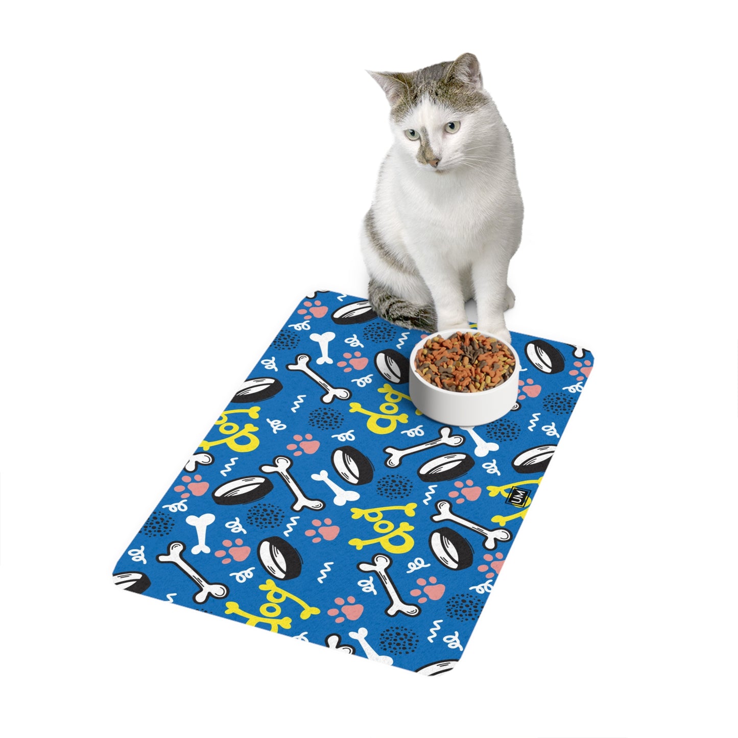 Alfombrilla para comida para mascotas UM (12 x 18)