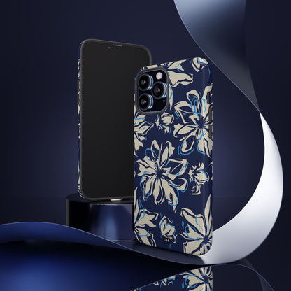 Blue Flor Tough Case