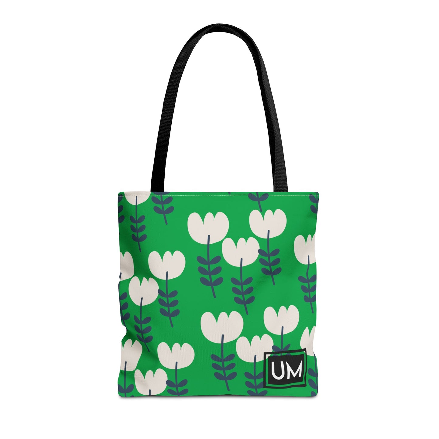 Bolso de mano con estampados florales llamativos (AOP)