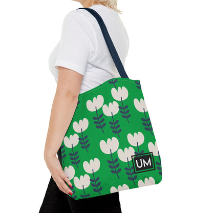 Bolso de mano con estampados florales llamativos (AOP)