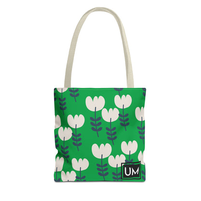 Bolso de mano con estampados florales llamativos (AOP)