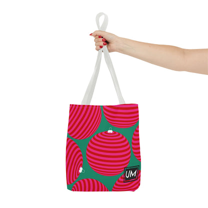 Bolsa de mano navideña moderna (AOP)