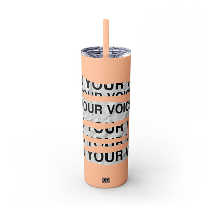 Vaso con pajita Find Your Voice, 20 oz