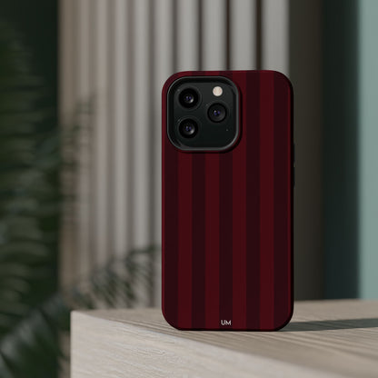 Bordeaux Pinstripe
