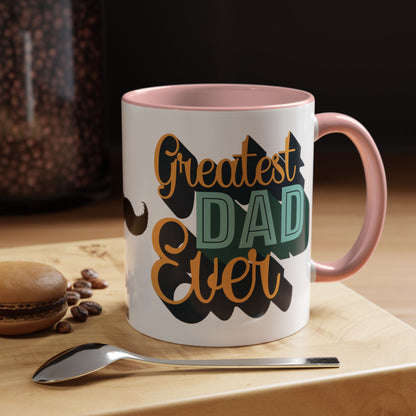 Taza de café con el mejor papá (11 oz y 15 oz)