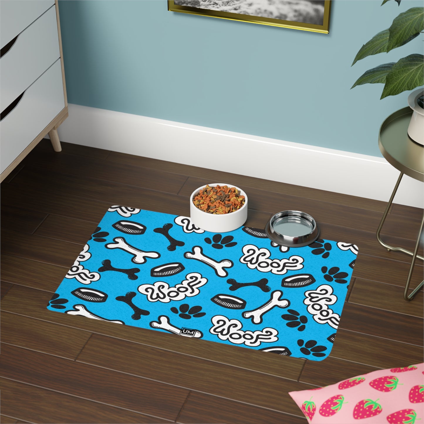 Alfombrilla para comida para mascotas UM (12 x 18)