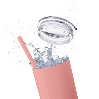 Plain Tumbler with Straw, 20oz