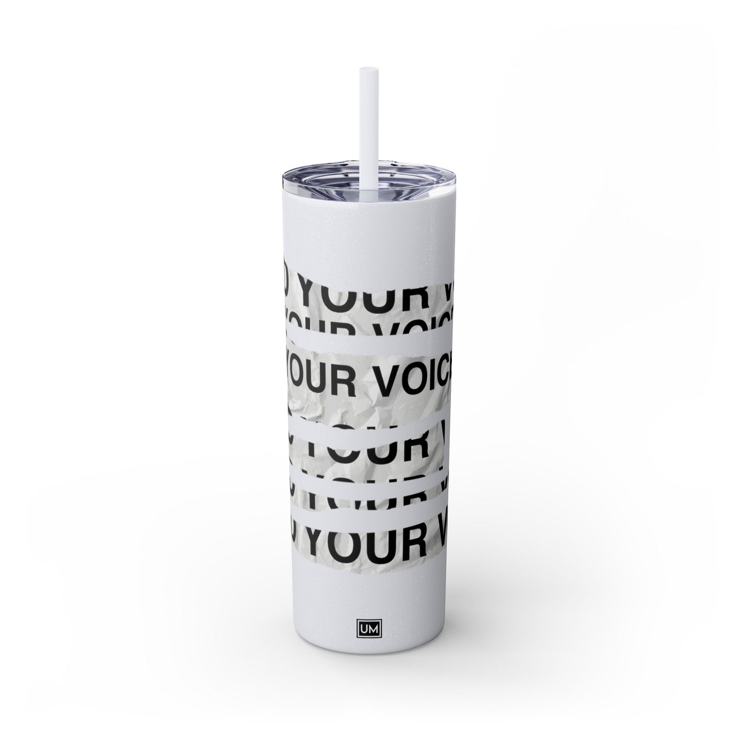 Vaso con pajita Find Your Voice, 20 oz