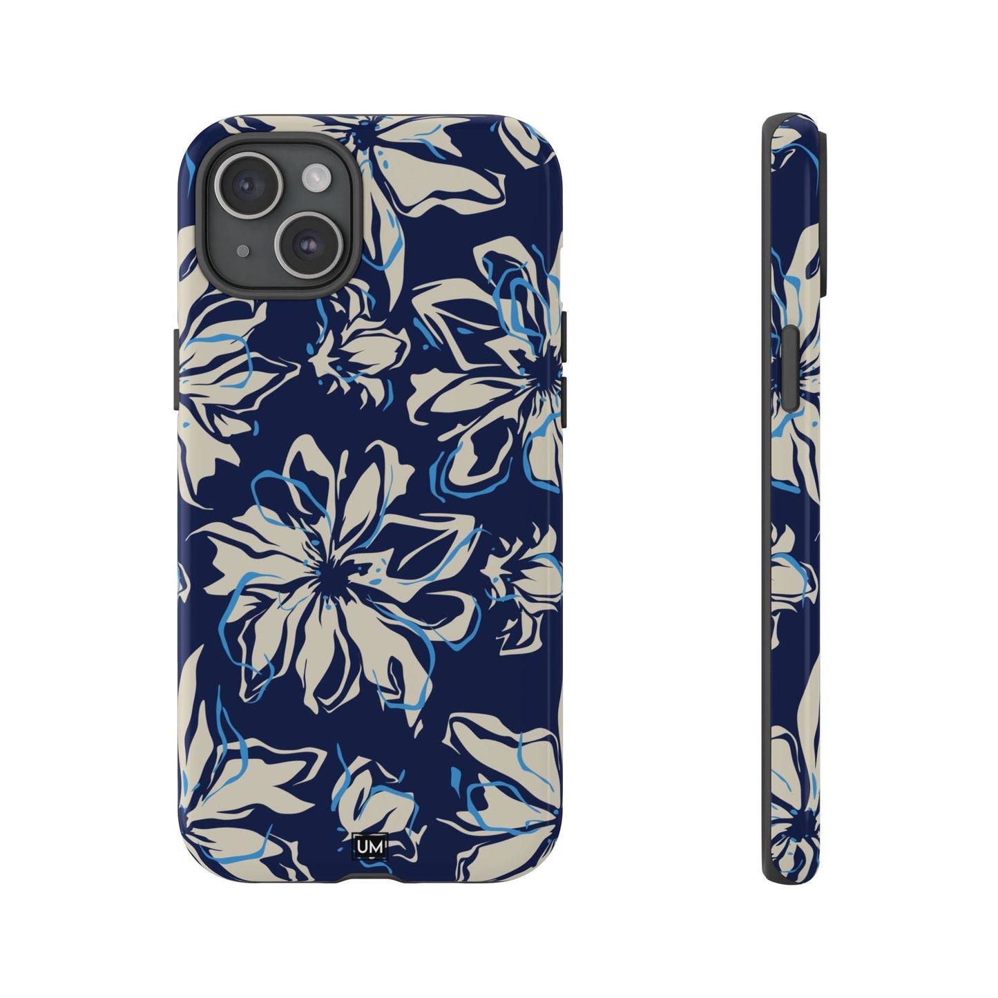 Blue Flor Tough Case