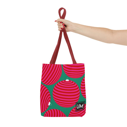 Bolsa de mano navideña moderna (AOP)