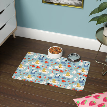 Alfombrilla para comida para mascotas UM (12 x 18)