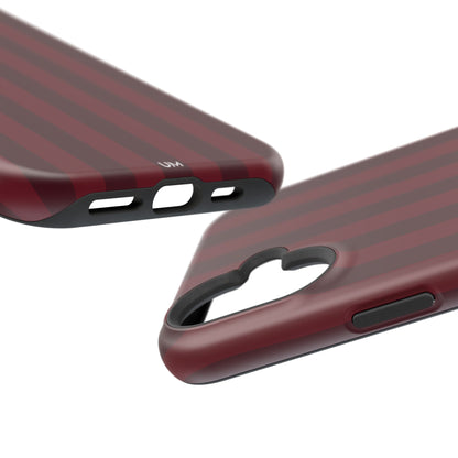 Bordeaux Pinstripe