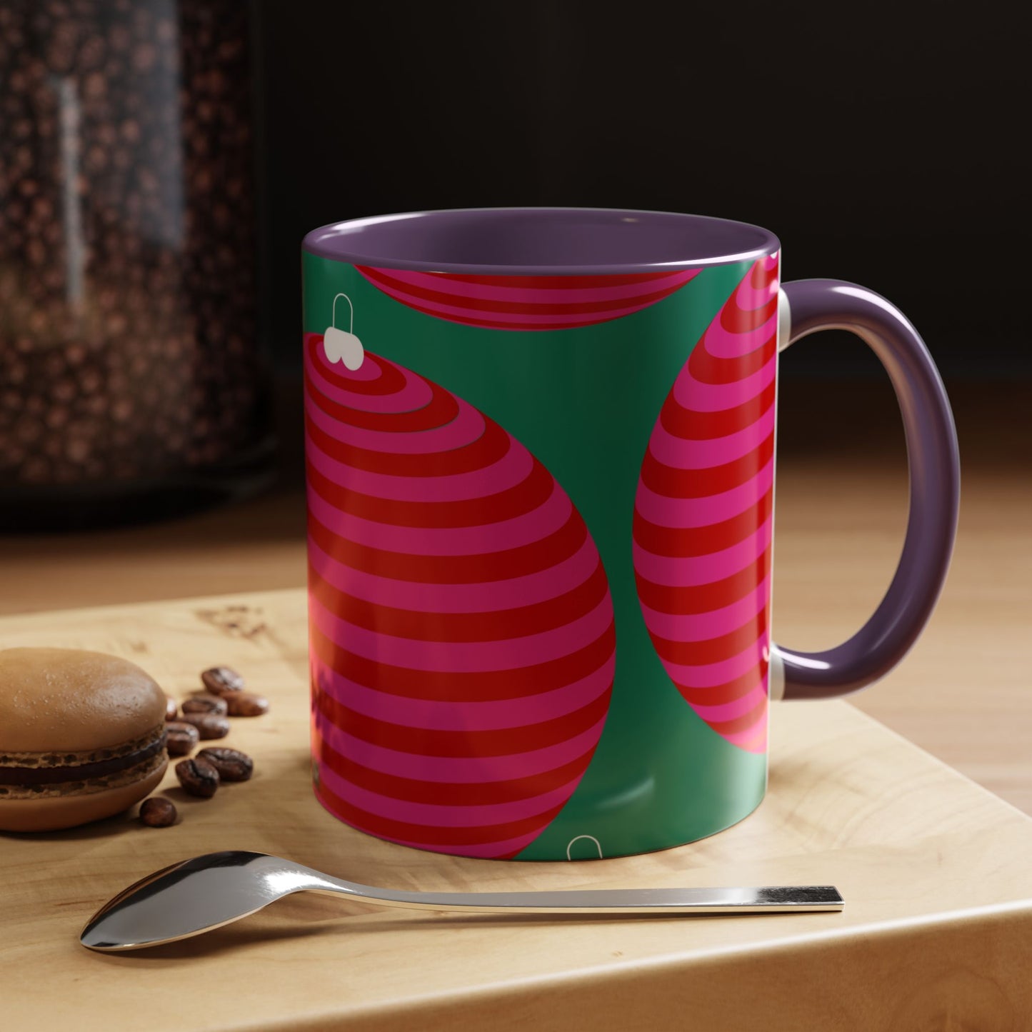 Taza de café navideña moderna (11, 15 oz)