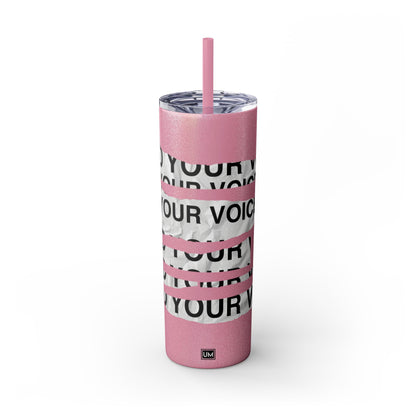 Vaso con pajita Find Your Voice, 20 oz