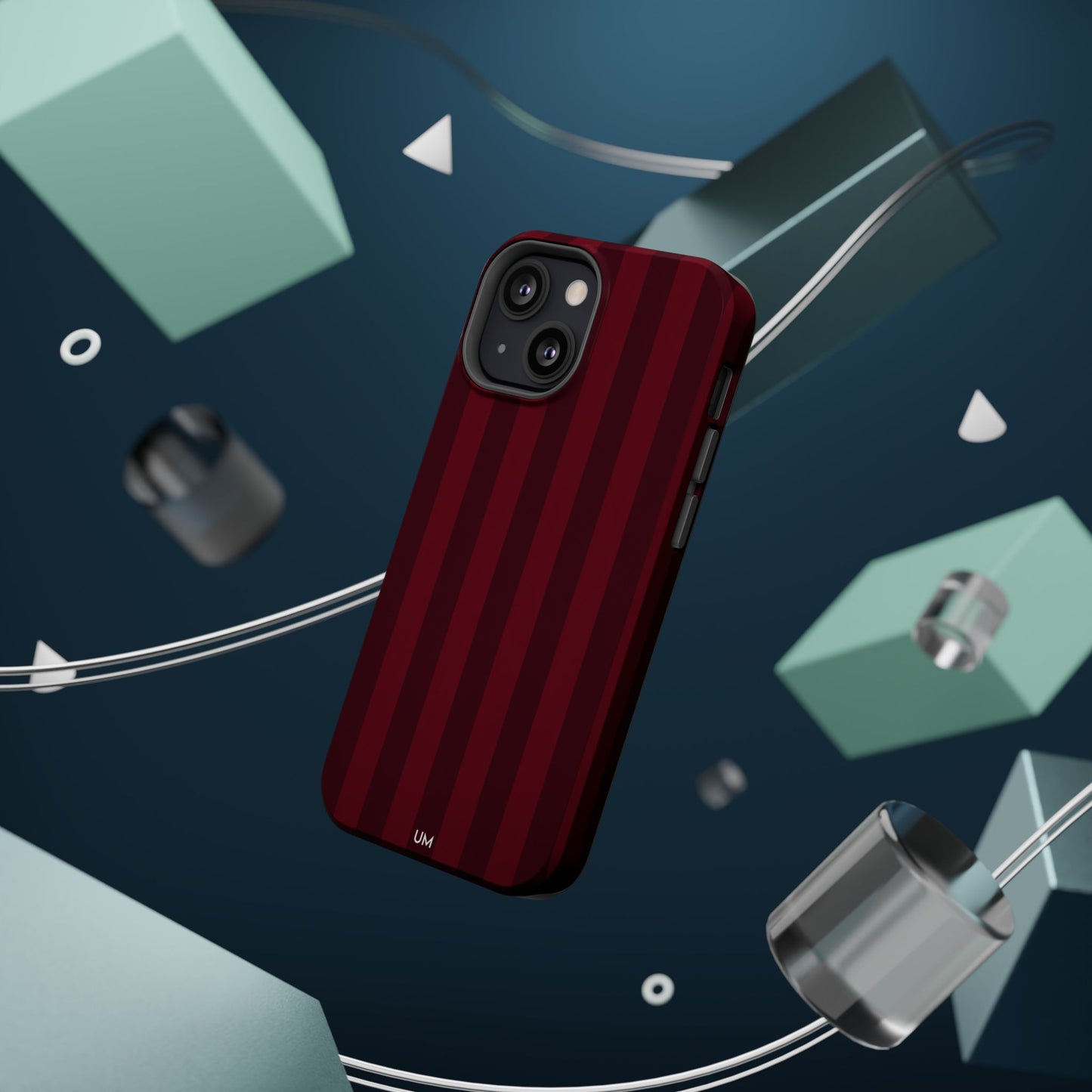 Bordeaux Pinstripe