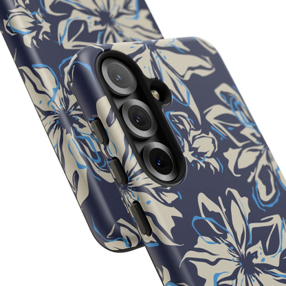 Blue Flor Tough Case
